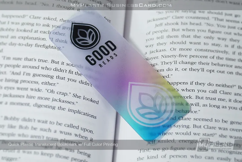 Quick Plastic Bookmarks