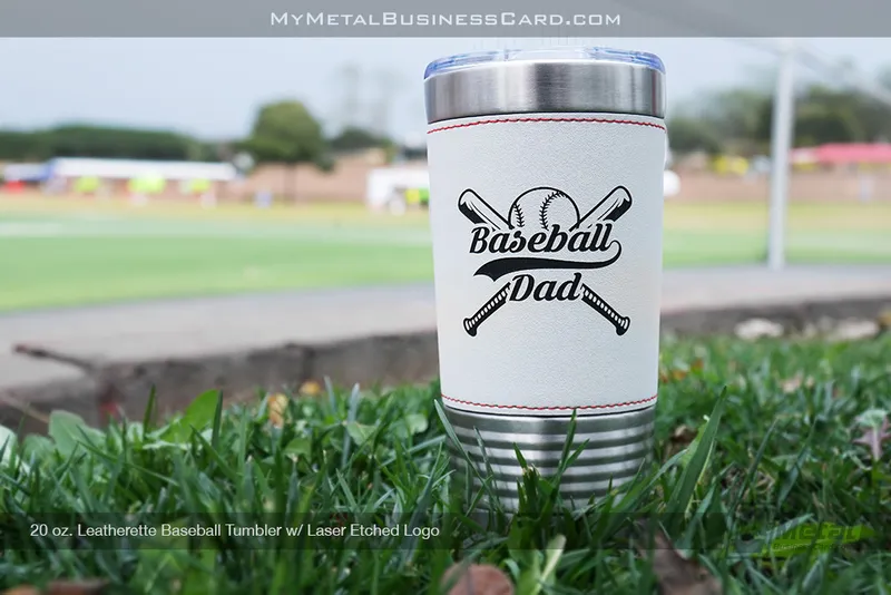 20-oz-Leatherette-Baseball-Tumbler-Laser-Etched-Logo-Dad