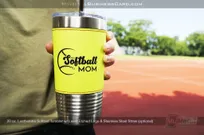 20-oz-Leatherette-Softball-Tumbler-Laser-Etched-Logo-Mom-Straw