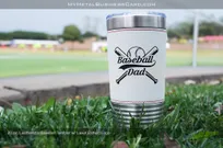20 oz Leatherette Polar Camel Metal Tumbler
