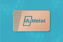 Rose Gold Metal Business Cards
