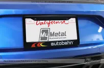 Black-Metal-License-Plate-Frame-Full-Color-Printing-Autobahn