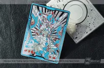 Stainless-Steel-Trading-Card-Mirror-Finish-Surface-Etch-Blue-Red-Gray-Colors-Dragon