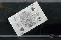 Stainless-Steel-Trading-Card-Gray-Color-King