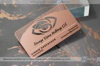 Matte-Rose-Gold-Finish-Metal-Card-Cutouts-Etching-Black-Spot-Color-Savage