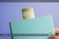 Brass-Finish-Quick-Metal-Bookmark-Diamonds-Chasing-the-Impossible