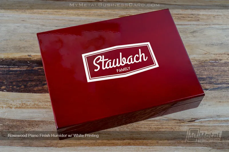 Rosewood Piano Finish Humidor
