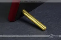 Rosewood-Piano-Finish-Plaque-Detachable-Gold-Pin-Stand-Closeup
