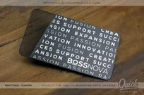 Black-Quick-Metal-Business-Card-With-Mesh-Pattern-on-Side-Silver-Laser-Etching