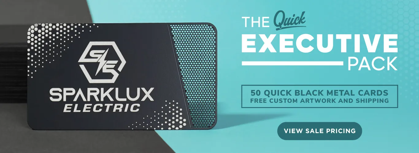 Quick Metal Card Banner