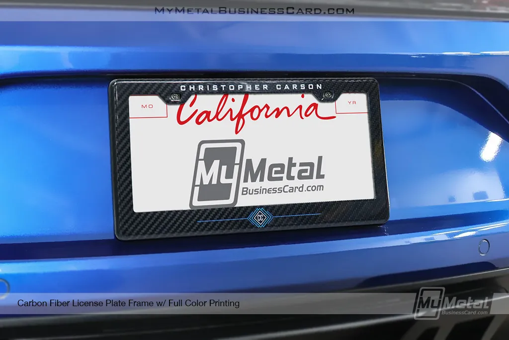 Carbon Fiber License Plate Frames