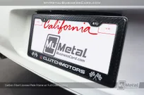 Carbon-Fiber-License-Plate-Frame-Full-Color-Printing-ClutchMotors-On-Car