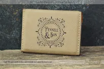 Light-Brown-Leatherette-Card-Holder-Laser-Etched-Logo-Pennell-Son-Plastic