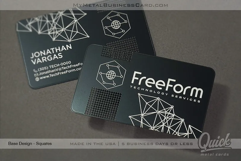 Black-Quick-Metal-Card-Squares-Freeform-Technology