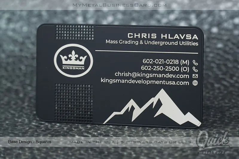Black-Quick-Metal-Card-Squares-Kingsman-Development