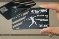 Black-Quick-Metal-Card-Flag-4Throws-QR-Code