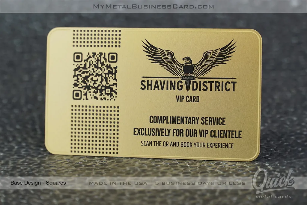Brass Quick Metal Cards