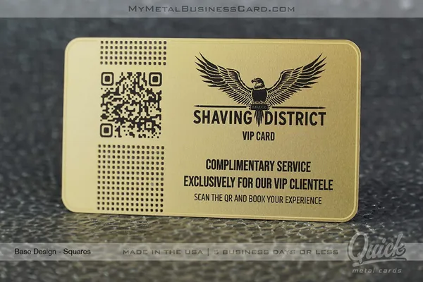 Brass Quick Metal Cards