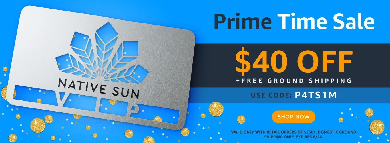Prime Time Sale 40 Dollars Off 250 and Free Ground Shipping