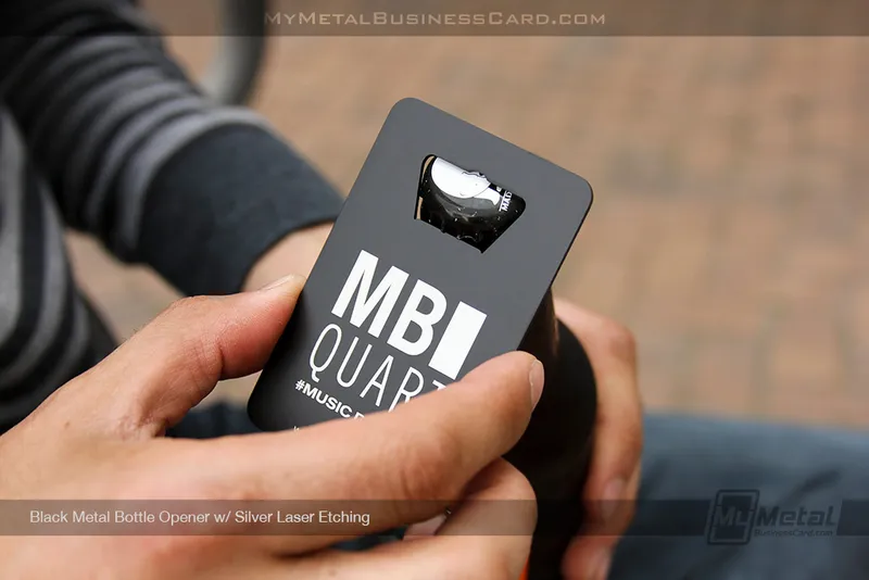 Metal Bottle Opener Business Cards