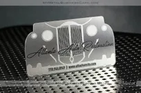 Stainless-Steel-Metal-Business-Card-For-Auto-Restoration-Custom-Car-Shape-Surface-Etching-Black-Spot-Color