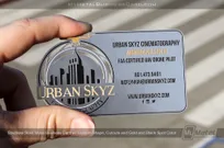 Metal-Business-Card-With-Custom-Shape-Cutouts-Black-And-Gold-Spot-Color-For-Drone-Pilot