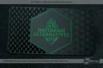 Weed-Gringer-Black-Metal-Business-Card-with-Patterns-for-Cannabis-Business