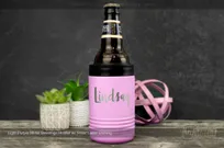 Light-Purple-Metal-Beverage-Holder-Silver-Laser-Etching-Name