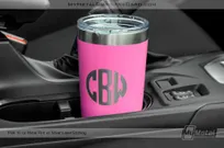 Pink-Metal-16oz-Pint-Silver-Laser-Etching-Monogram