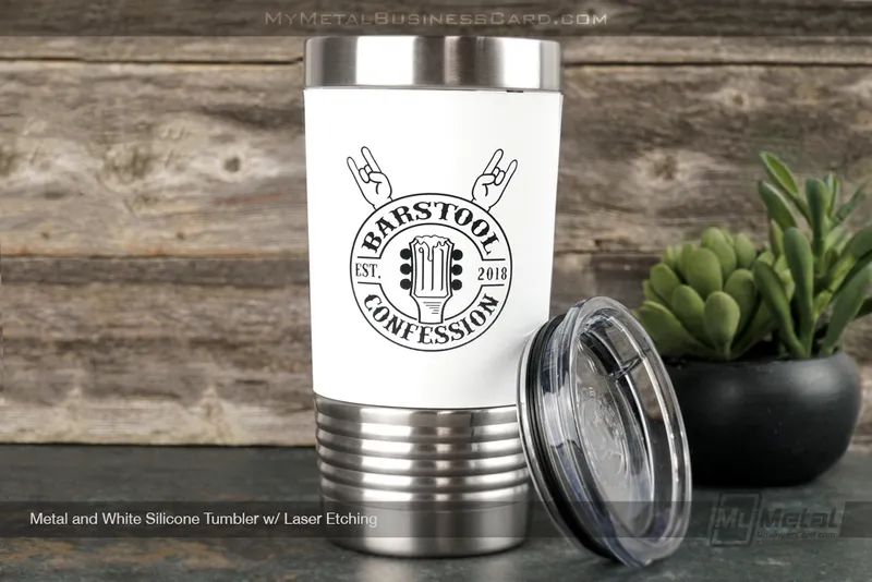 20 oz Silicone Grip Polar Camel Metal Tumbler