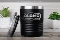 Black-Metal-10-Ounce-Tumbler-With-Custom-Silver-Laser-Etched-Logo