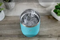 Teal-Metal-10-Ounce-Tumbler-With-Custom-Silver-Laser-Etched-Logo-Oregon-Finest-Frenchies-Ice