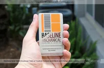 Stainless-Steel-Metal-Business-Card-With-Orange-Spot-Color-For-Heating-Cooling-Company