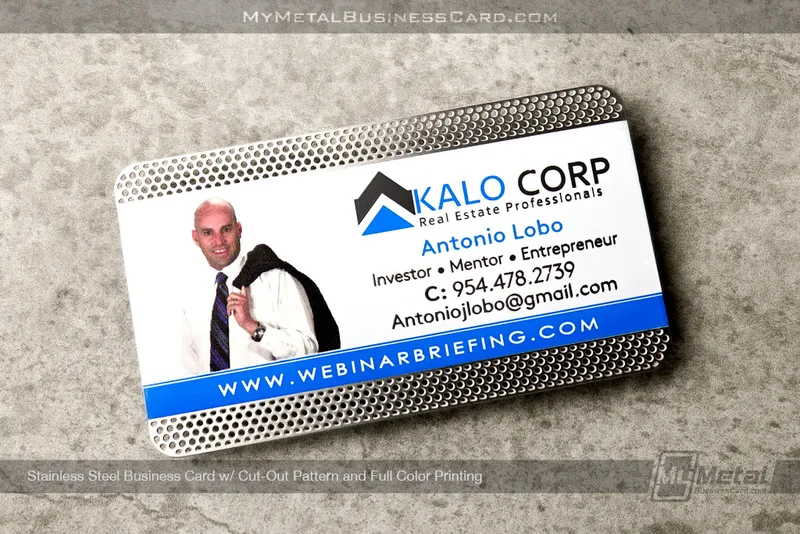 Real Estate Agent Business Card Requirements 7 My Metal Business Card | AWS94643 Stainless Steel Business Card Full Color Print Realty