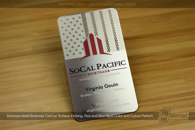 Real Estate Agent Business Card Requirements 12 My Metal Business Card | AWS94662 Stainless Steel Metal Business Card Surface Etching Cutout American Flag Mortgage Company