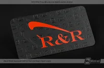 Black-Metal-Business-Card-With-Red-and-Black-Spot-Colors-and-Travel-Debossed-Icons