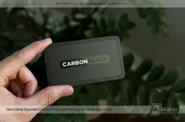 Black-Metal-Business-Card-With-Cutout-Border