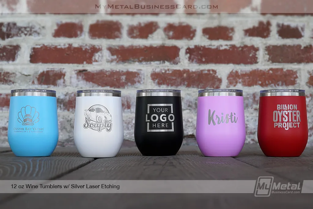 Colored-Metal-12-oz-Wine-Tumblers-Custom-Etched-With-Your-Logo