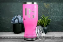 Pink-Metal-14oz-Pilsner-Silver-Laser-Etched-Name-Logo-DG