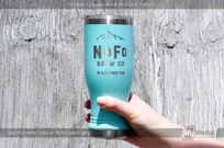 Teal-Metal-14oz-Pilsner-Silver-Laser-Etched-Logo-Brewery-NoFo