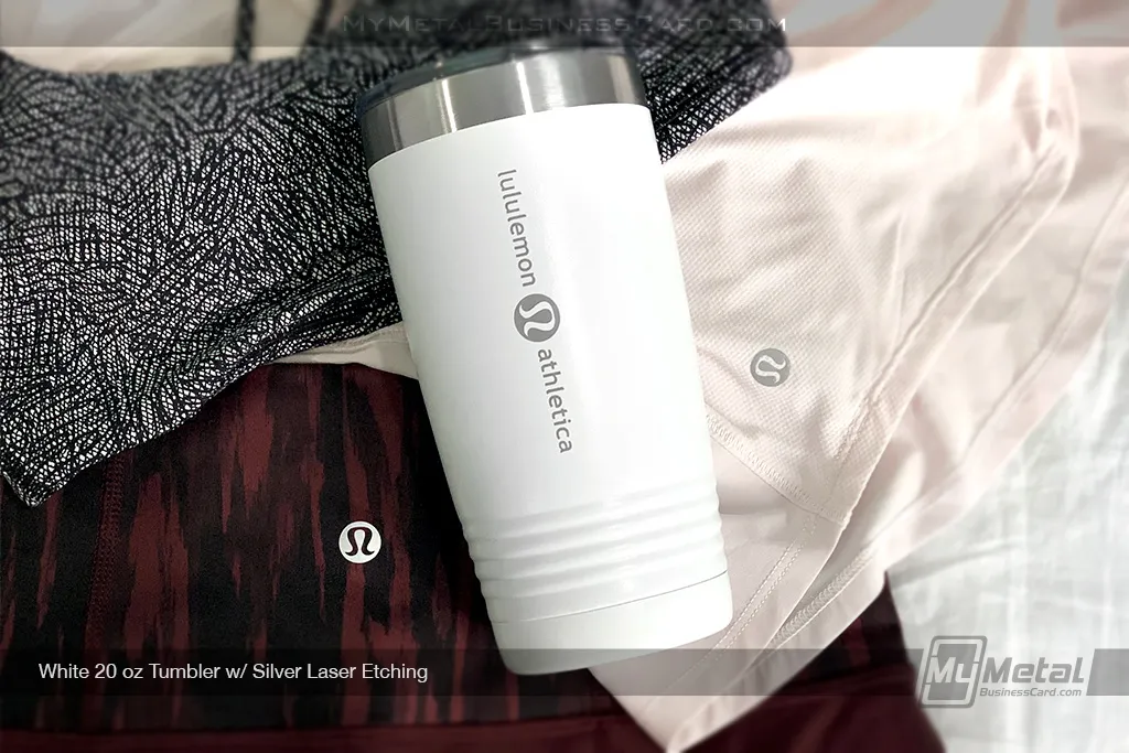 White-Metal-20-oz-Tumbler-With-Lululemon-Logo-Laser-Engraved