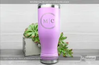 Light-Purple-Metal-20oz-Pislner-Silver-Laser-Etching-Circle-Name-Logo