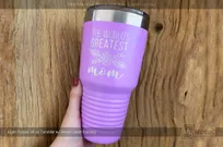 Light-Purple-30-oz-Metal-Tumbler-With-Custom-Etched-Logo-for-Mom