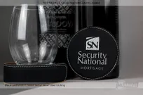 Black-Leatherette-Coaster-Set-Office-Branding