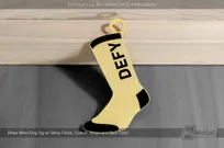Brass-Metal-Dog-Tag-Shiny-Finish-Spot-Color-Sock-Defy