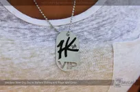 Etched-Metal-Dog-Tag-With-Black-Logo-And-Cutout-VIP