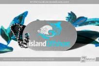 Stainless-Steel-Metal-Dog-Tag-Surface-Etching-Spot-Color-Island-Offshore