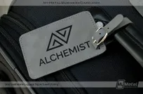 Gray-Leatherette-Luggage-Tag-with-Laser-Custom-Etched-Logo