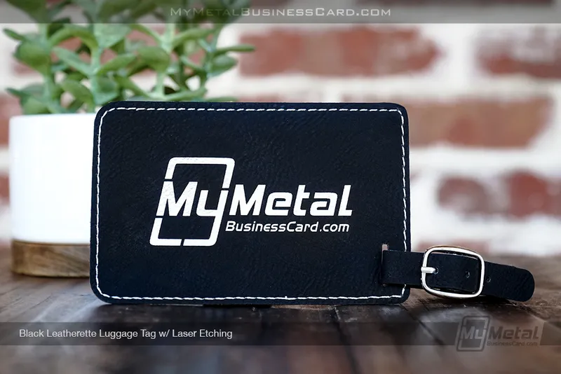 Black-Leatherette-Luggage-Tag-Personalized-with-Your-Logo