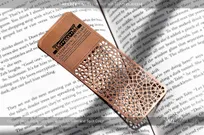 Copper-Metal-Business-Card-Custom-Cutouts-Spot-Color-Oak-Ridge-Community-College